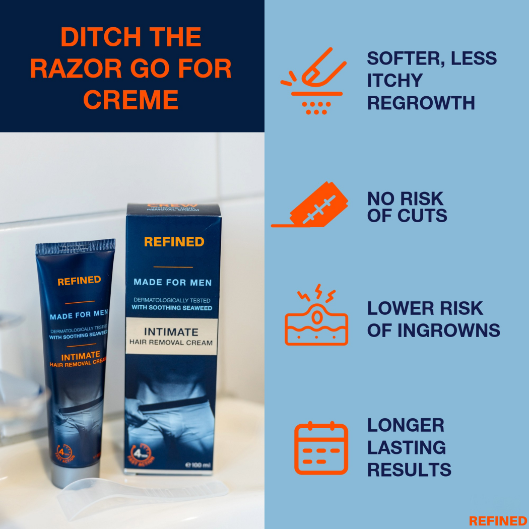 REFINED intimate hair removal cream